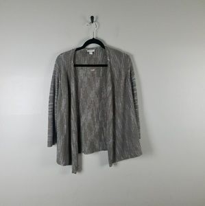 J.jill long sleeve open front cardigan medium